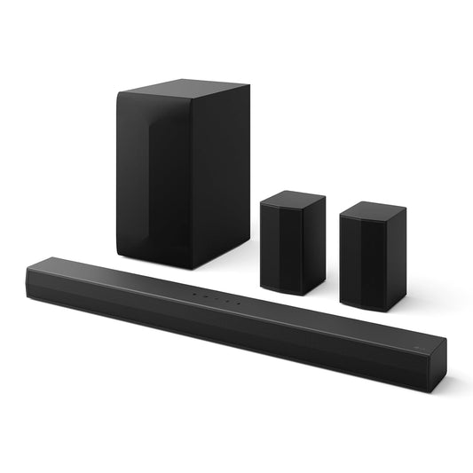 LG Sound Bar S65Tr 5.1Ch 600W Dolby Digital Soundbar for Tv with Wireless Woofer and Wireless Rear Speaker Hdmi Optical ConnectivityBlack