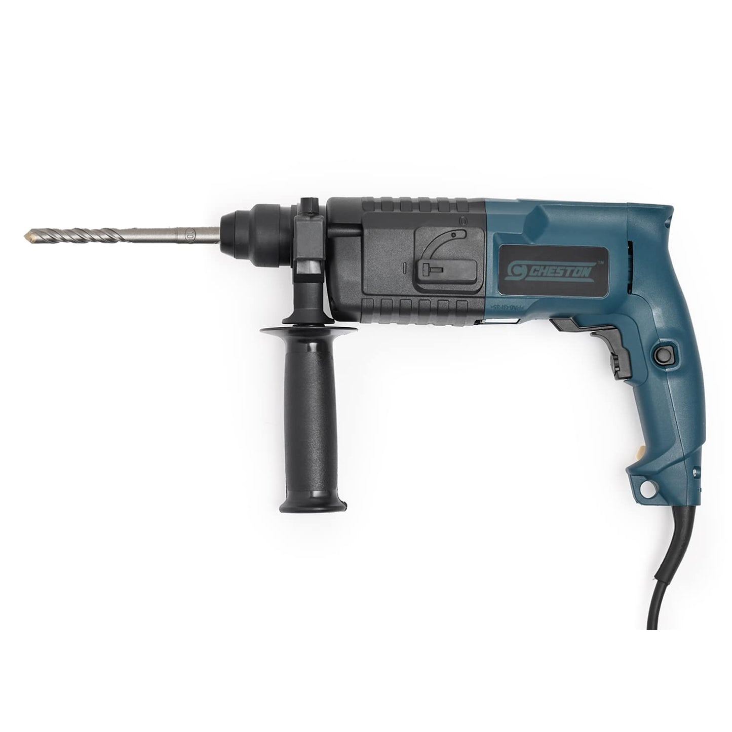 Cheston Rotary Hammer Drill 20MM 500W, 850RPM, 3 Functions, Vibration Control, SDS-Chuck, Heavy Duty for Concrete/Metal, Includes Drill Bits & Tool Box