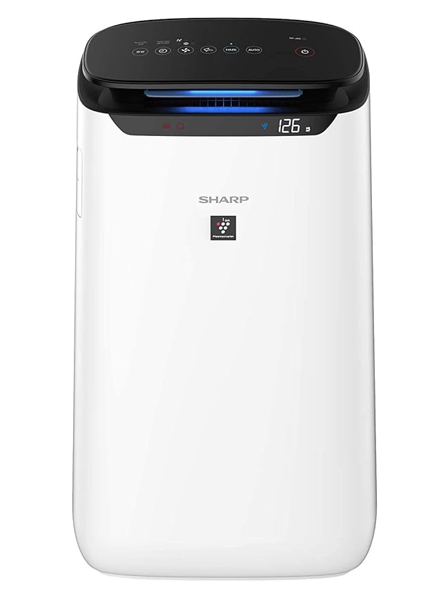 SHARP Room Air Purifier Fp-J60M-W With High Density Plasmacluster Ion Technology