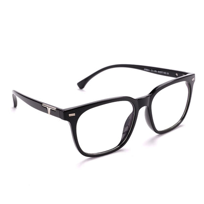 Intellilens Blue Cut Computer Glasses, Anti Glare, UV Protection, Lightweight, Black Wayfarer, Medium, for Men & Women.