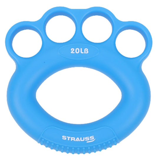 Strauss Adjustable Finger and Hand Exerciser  FingerPalm Gripper  Hand Strengthener for Carpal Tunnel Relief and Grip Strength for Men  Women Blue