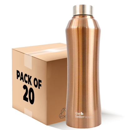 The Better Home Steel Water Bottle 20Pcs-1L, Leak-Proof, BPA-Free, for Kids, Gym, Office, Home, Aesthetic.