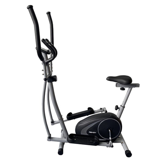 Reach C-200 Elliptical Cross Trainer, 4 Kg Flywheel, 8 Level Resistance, LCD Display, Health Tracker, 12 Months Warranty.