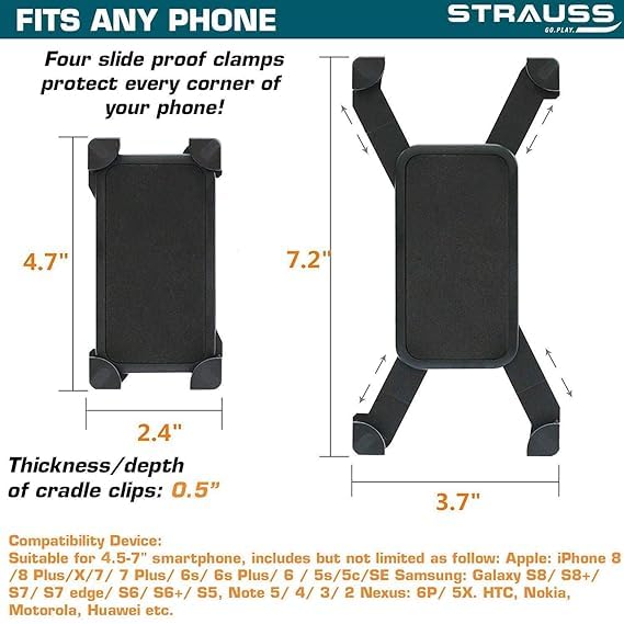 STRAUSS Bike Mobile Holder - 360