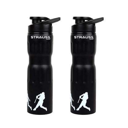 STRAUSS Stainless Steel Water Bottle  Gym Shaker Bottle  Sipper Bottle  Gym Bottle