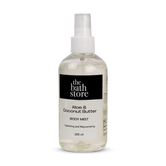 The Bath Store Aloe Butter  Coconut Butter Body Mist - Refreshing Fragrance Women and Men  Long-Lasting Scent - 200ml