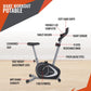Magnito 100 Bike Magnetic Exercise Cycle Manual for Home Gym Best Upright Bike Upright Stationary Exercise Bike Black Grey