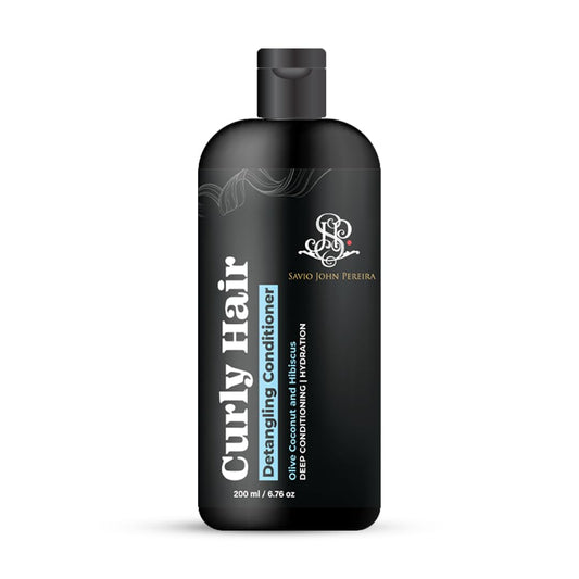 Curly Hair Conditioner - Deep Nourishment  Hydration for Curly Hair  Enriched with Shea Butter By Savio John Pereira- 200 ml