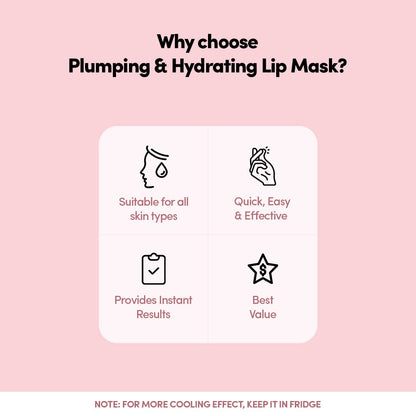 Prolixr Plumping  Hydrating Lip Mask - For Pink Lips Witch Hazel Aloe Vera Acai Berry  Mulberry Dark Dull Dry  Chapped Lips  Women  Men  3 Strips