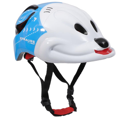 Strauss Kids Cycling Helmet, Lightweight, Superior Ventilation, Adjustable Size, Multisport for Cycling, Skating, Skateboarding, Blue.