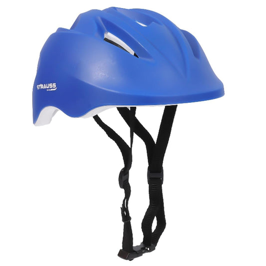 Strauss GlideX Cycling Helmet, Lightweight, Superior Ventilation, EPS Foam Lining, for Adults & Kids, Blue.