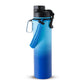 The Better Home Insulated Water Bottle for Gym Kids OfficeThermos Stainless Steel Vacuum Insulated Flask with Rope and Carabiner 18 hrs Hot Water Bottle for Boys and Girls  750ml Blue
