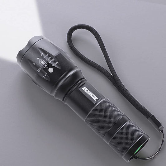 CHESTON LED Flashlight, 300 Lumen, 50m Range, 6-Month Warranty, Multiple Modes, Water Resistant IPX4