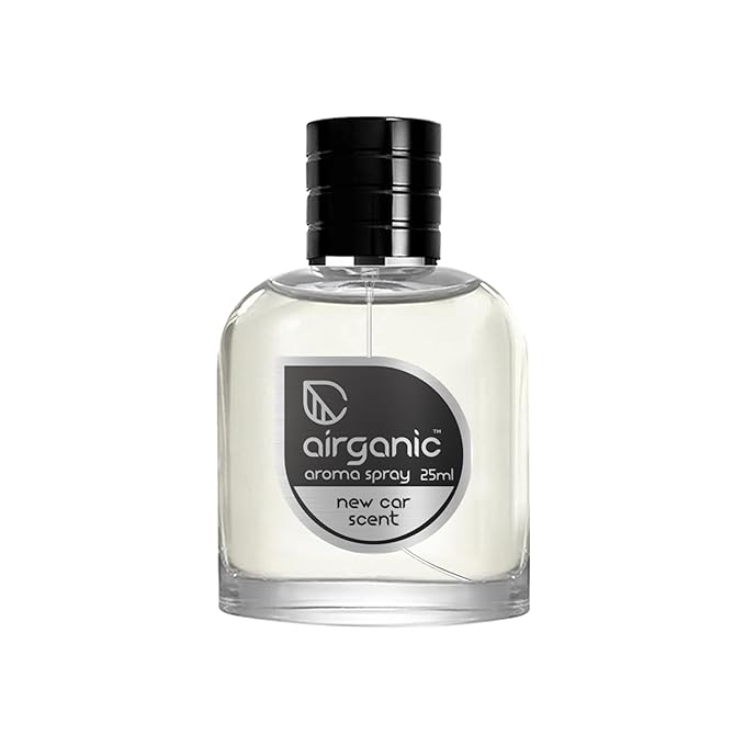 AIRGANIC Aroma Fine Spray Combo - New Car Scent  Musk Blast Fine Spray - 25 ml each