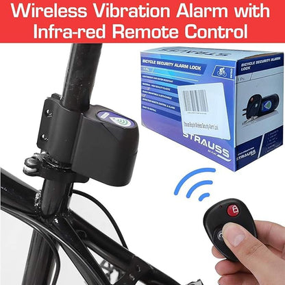 Strauss Bicycle Wireless Security Alarm Lock Pack of 50