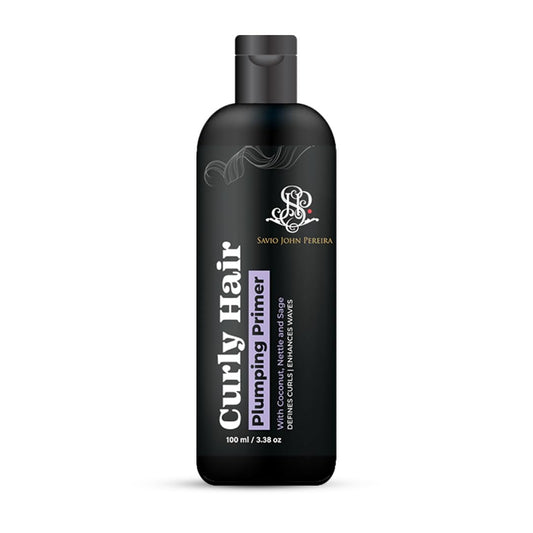 Curly Hair Plumping Primer - Enhance Natural Curls Add Volume and Minimize Frizz By Savio John Pereira - 100ml