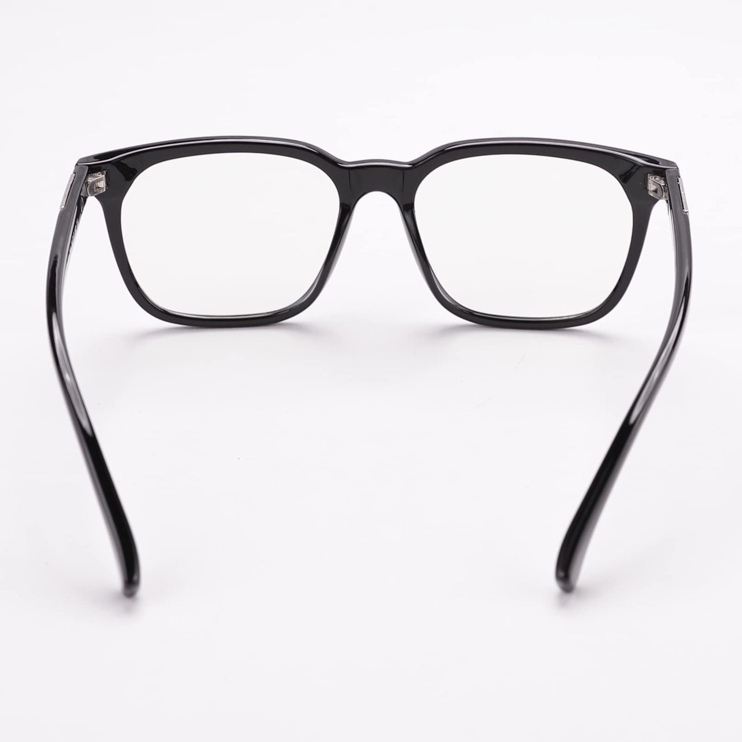 Intellilens Blue Cut Computer Glasses, Anti Glare, UV Protection, Lightweight, Black Wayfarer, Medium, for Men & Women.