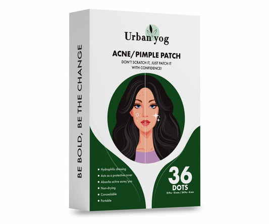 Urban Yog Acne Pimple Patch For Face  36 Facial Stickers for Active Acne  Absorbs Pimple Overnight  Suitable for All Skin Types