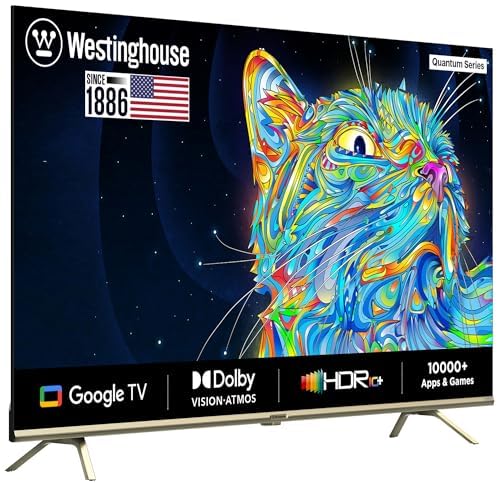 Westinghouse 139 cm 55 inches Quantum Series Ultra HD LED Google TV WH55GTX40 Black