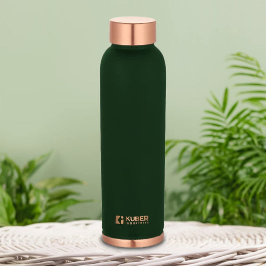 Homestic Copper Water Bottle, BPA Free, Non-Toxic, Leakproof, Durable, Lightweight, Health Benefits, Ergonomic, Easy to Clean, 950 ml.