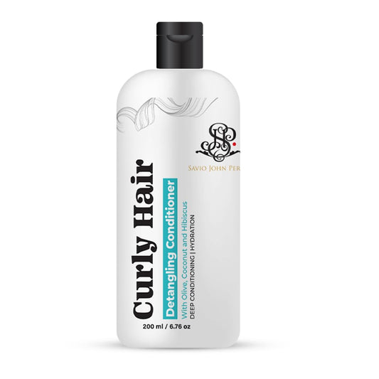 Curly Hair Conditioner - Deep Nourishment  Hydration for Curly Hair  Enriched with Shea Butter By Savio John Pereira- 200 ml 400