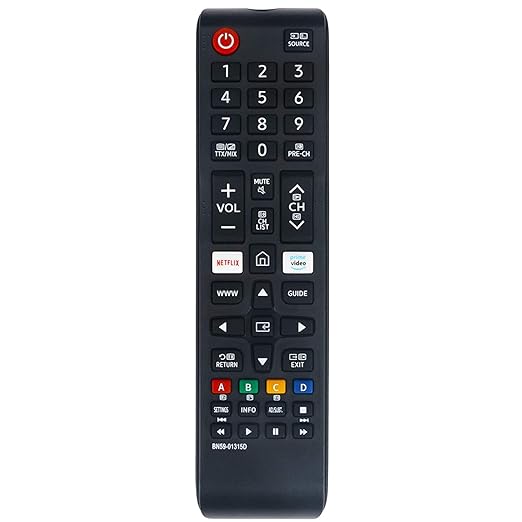 Astigo Compatible Remote for Samsung with Netflix Button BN59-01315D