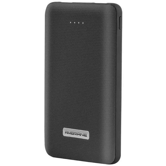 Ambrane 10000mAh Power Bank Lithium-Polymer PP-101  Black