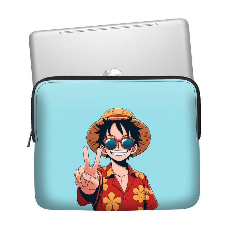 Luffy On Vacation Laptop Sleeve