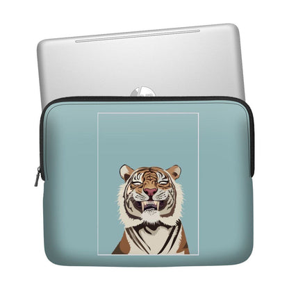 Smile Mr Tiger Laptop Sleeve