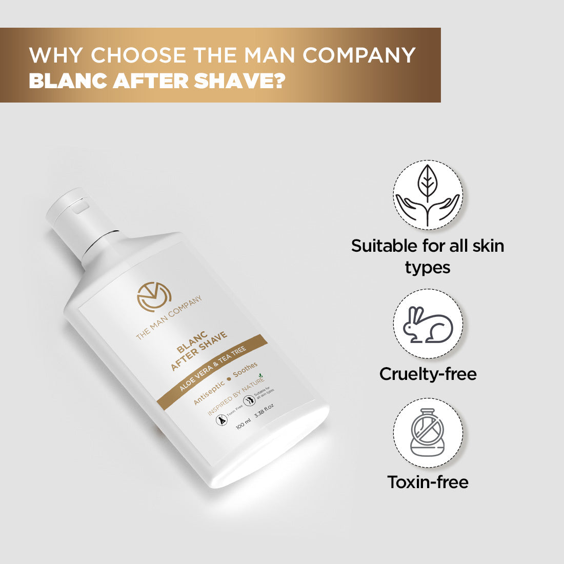 Blanc After Shave  Aloe Vera  Tea Tree 100ml