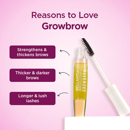 Growbrow - Eyebrow  Eyelash Oil - 12ml