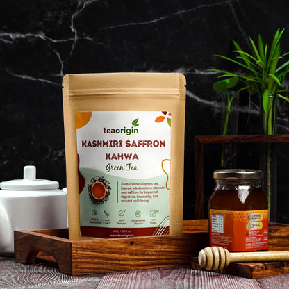 Tea Origin Kashmiri Saffron Kahwa Green Tea