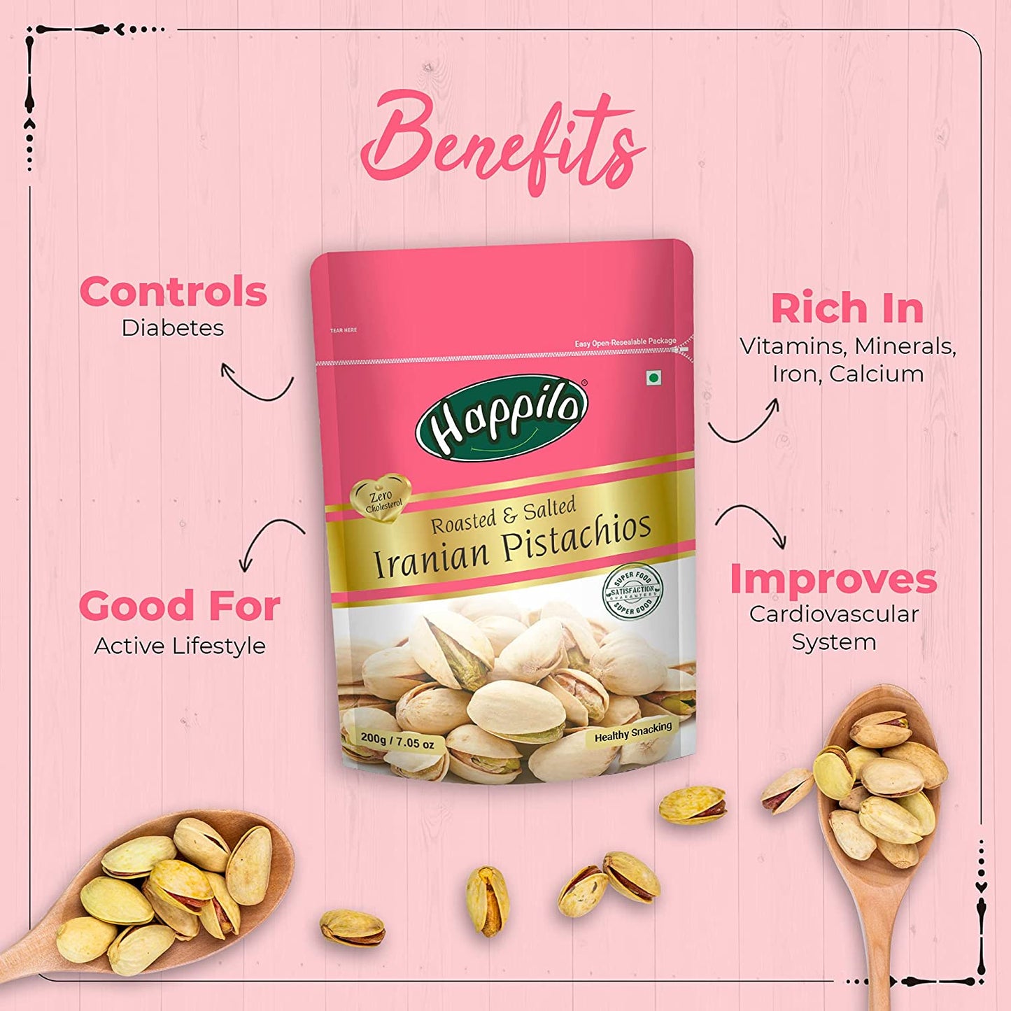 Premium Dry Fruits Combo 1050g California Almonds 200g Whole Cashews 200g Green Raisins 250g Iranian Salted Pistachios 200g Deluxe Kashmiri Walnut Kernels 200g