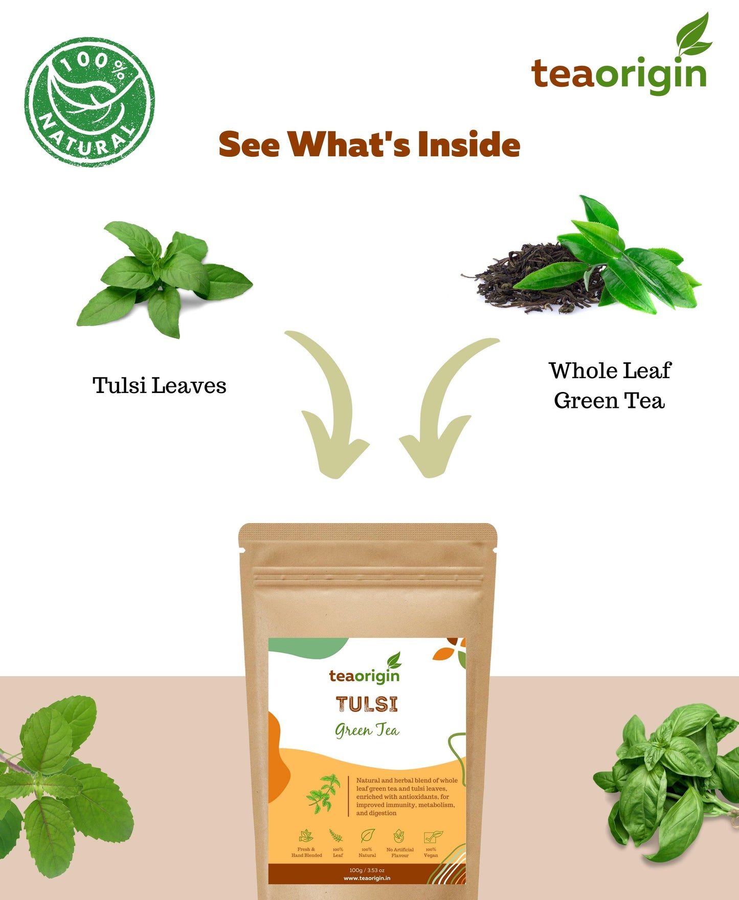 Tea Origin Tulsi Green Tea