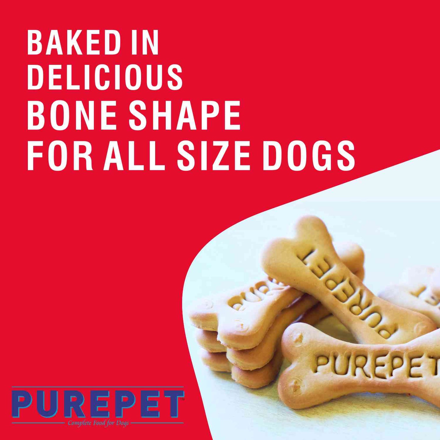 Purepet Chicken Flavour Real Chicken Biscuit Dog Treats