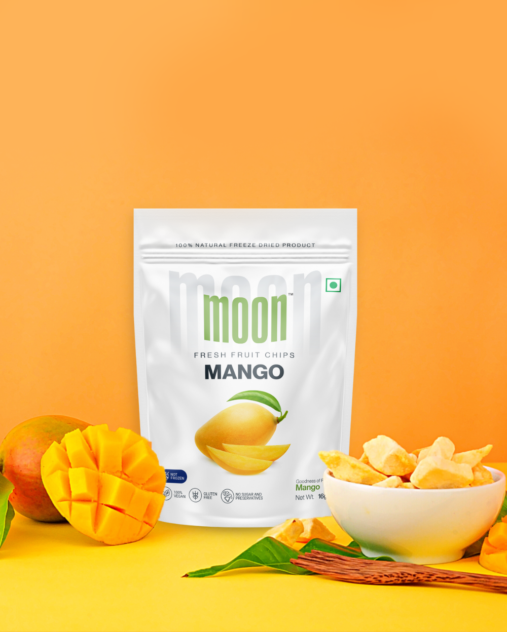 Moon Freeze Dried Mango Cubes - Pack of 3