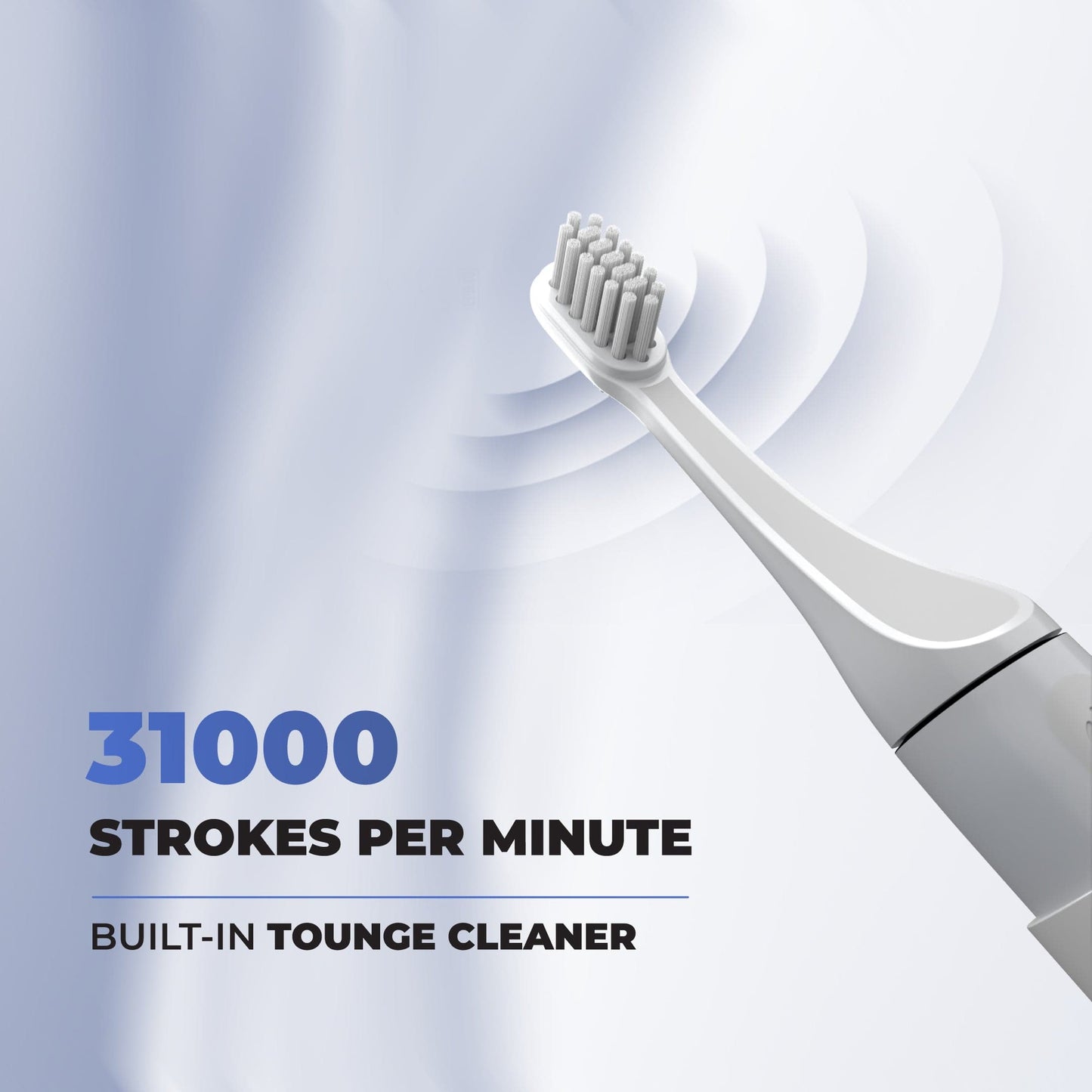 Hammer Ultra Flow 2.0 Premium Electric Toothbrush with 2 Replaceable Heads