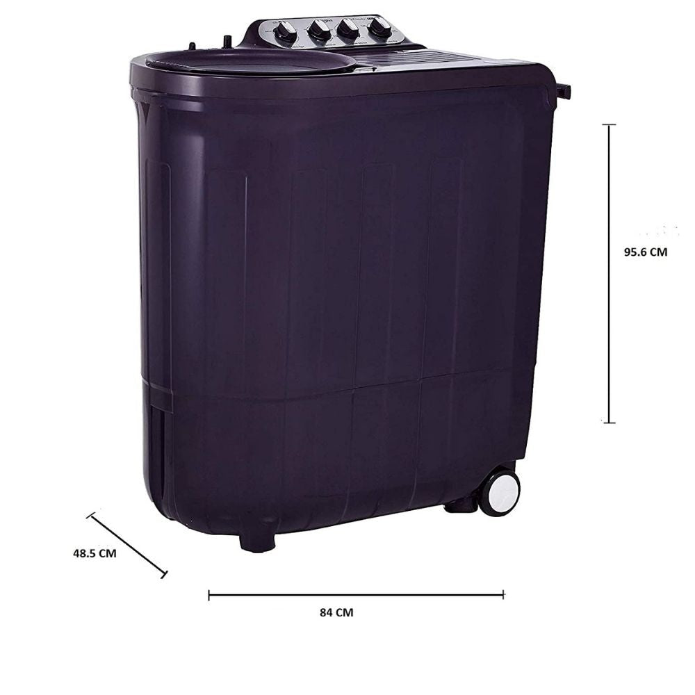 Whirlpool 7.5 Kg 5 Star Semi-Automatic Top Loading Washing Machine ACE 7.5 TURBO DRY Purple Dazzle