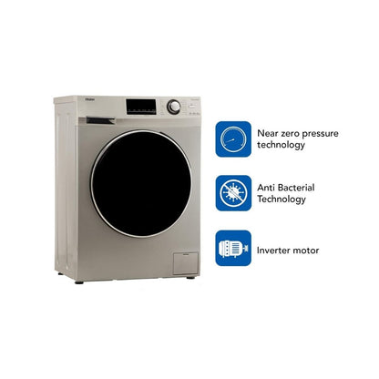 Haier 6.5 Kg Inverter Fully-Automatic Front Loading Washing Machine HW65-IM10636TNZP Titanium Grey