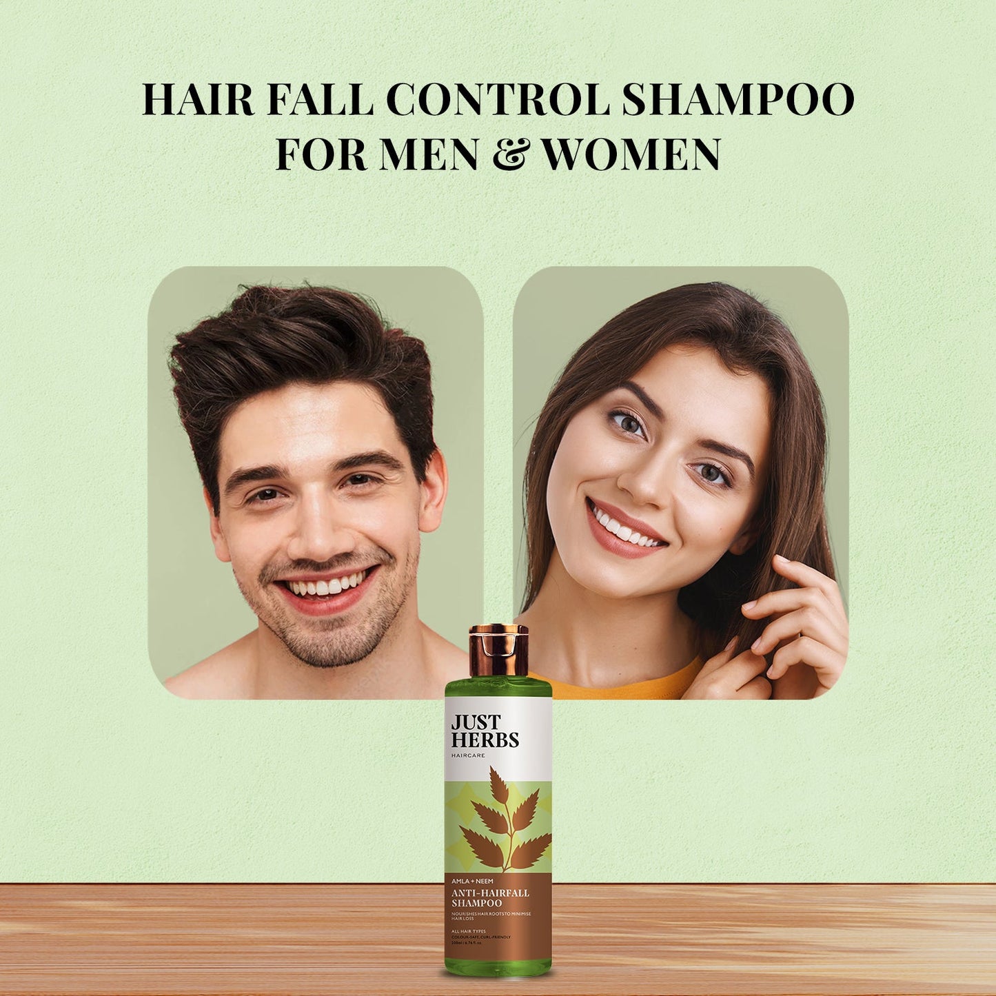 Anti-Hairfall Shampoo with Amla  Neem