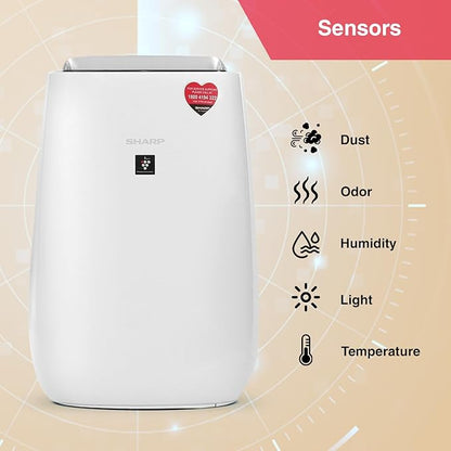 SHARP Air Purifier for Home FP-J52M-W  Wi-Fi Connectivity