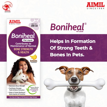 Aimil Boniheal Calcium Liquid Supplement for Dogs and Cats