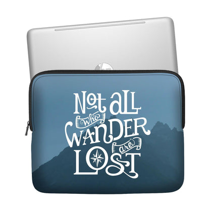 Wander Quote Laptop Sleeve