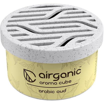 Airganic Aroma Car Freshener Combo Pack  Gel Can Dusk Cloud  Aroma Cube Arabic Oud air fragrance