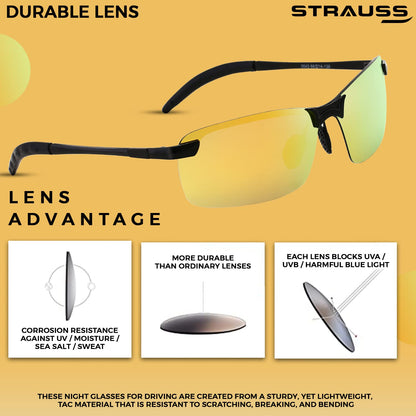 STRAUSS UV 400 Sunglasses Yellow