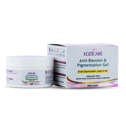 Kozicare Anti-Blemish  Pigmentation Gel For Fades Pigmentation Spots  Tan  50gm