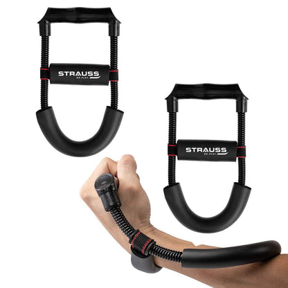 Adjustable Forearm Strengthener  Wrist Exerciser  ForearmArm Grip Pack of 2