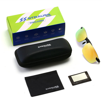 STRAUSS UV 400 Sunglasses Yellow