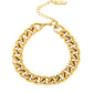 Yellow Chimes Chain Bracelet for Women Gold-Plated Stainless Steel Link Chain Bracelet for Women and Girls
