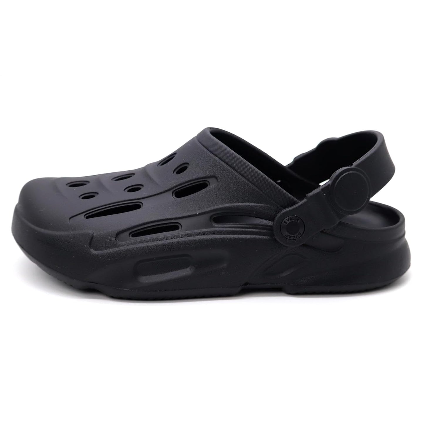 SVAAR Mens Premium Comfortable Clogs  Effortless All-Day Ease with Supportive Back Strap Sandals for Men